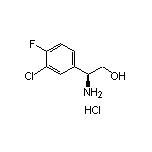 (S)-2-氨基-2-(3-氯-4-氟苯基)乙醇盐酸盐