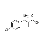 3-氨基-3-(4-氯苯基)-2-甲基丙酸