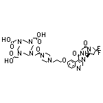 (S)-2,2’,2’’-[10-[2-[4-[3-[[4-[[2-(2-氰基-4,4-二氟-1-吡咯烷基)-2-氧代乙基]氨基甲酰基]-6-喹啉基]氧基]丙基]-1-哌嗪基]-2-氧代乙基]-1,4,7,10-四氮杂环十二烷-1,4,7-三基]三乙酸