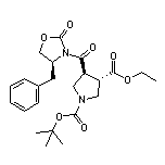 (3S,4S)-4-[(S)-4-苄基-2-氧代噁唑烷-3-羰基]-1-Boc-吡咯烷-3-甲酸乙酯