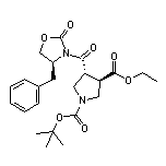 (3R,4R)-4-[(S)-4-苄基-2-氧代噁唑烷-3-羰基]-1-Boc-吡咯烷-3-甲酸乙酯
