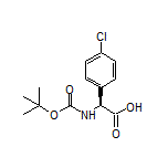 (S)-2-(Boc-氨基)-2-(4-氯苯基)乙酸