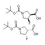 顺式-1-Boc-4-氟吡咯烷-3-甲酸