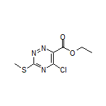 5-氯-3-(甲硫基)-1,2,4-三嗪-6-甲酸乙酯