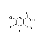 2-氨基-4-溴-5-氯-3-氟苯甲酸