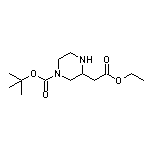 2-(4-Boc-2-哌嗪基)乙酸乙酯