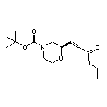 (R)-3-(4-Boc-2-吗啉基)丙烯酸乙酯