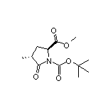 (2S,4R)-1-Boc-4-甲基-5-氧代吡咯烷-2-甲酸甲酯