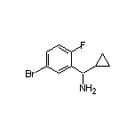 1-(5-溴-2-氟苯基)-1-环丙基甲胺