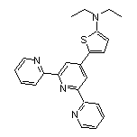 5-([2,2’:6’,2’’-三联吡啶]-4’-基)-N,N-二乙基噻吩-2-胺