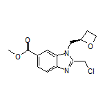 (R)-2-(氯甲基)-1-(2-氧杂环丁基甲基)-1H-苯并咪唑-6-甲酸甲酯
