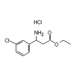 3-氨基-3-(3-氯苯基)丙酸乙酯盐酸盐