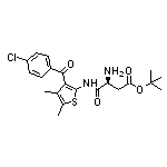 (S)-3-氨基-4-[[3-(4-氯苯甲酰基)-4,5-二甲基-2-噻吩基]氨基]-4-氧代丁酸叔丁酯