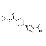1-(1-Boc-4-哌啶基)-1H-咪唑-4-甲酸