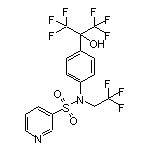 N-[4-(1,1,1,3,3,3-六氟-2-羟基-2-丙基)苯基]-N-(2,2,2-三氟乙基)吡啶-3-磺酰胺