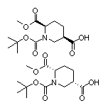 顺式-1-Boc-6-(甲氧基羰基)哌啶-3-甲酸