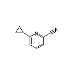 6-环丙基吡啶-2-甲腈