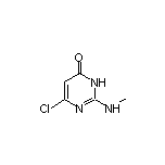 6-氯-2-(甲基氨基)嘧啶-4(3H)-酮