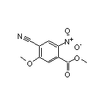 4-氰基-5-甲氧基-2-硝基苯甲酸甲酯