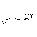 1-[3-(1-咪唑基)丙基]-3-(2,4-二氟苯基)硫脲