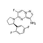 (R)-3-氨基-5-[2-(2,5-二氟苯基)-1-吡咯烷基]-6-氟吡唑并[1,5-a]嘧啶