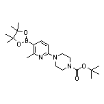 6-(4-Boc-1-哌嗪基)-2-甲基吡啶-3-硼酸频哪醇酯