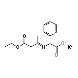 (E)-2-[(4-乙氧基-4-氧代丁烷-2-亚基)氨基]-2-苯基乙酸钾