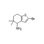 4-氨基-2-溴-5,5-二甲基-4,5,6,7-四氢苯并[b]噻吩