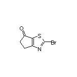 2-溴-4H-环戊并[d]噻唑-6(5H)-酮