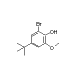 2-溴-4-(叔丁基)-6-甲氧基苯酚