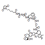 N-[(S)-10-苄基-1-[[(1S,9S)-9-乙基-5-氟-9-羟基-4-甲基-10,13-二氧代-1,2,3,9,10,12,13,15-八氢苯并[de]吡喃并[3',4':6,7]吲嗪并[1,2-b]喹啉-1-基]氨基]-1,6,9,12,15-五氧代-3-氧杂-5,8,11,14-四氮杂十六烷-16-基]-6-(2,5-二氧代-2,5-二氢-1H-吡咯-1-基)己酰胺,含≤5%溶剂