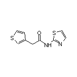 N-(2-噻唑基)-2-(3-噻吩基)乙酰胺