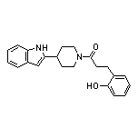 1-[4-(2-吲哚基)-1-哌啶基]-3-(2-羟基苯基)-1-丙酮