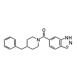 (4-苄基-1-哌啶基)(6-吲唑基)甲酮