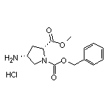 (2R,4R)-1-Cbz-4-氨基吡咯烷-2-甲酸甲酯盐酸盐