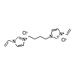 1-乙烯基-3-[4-(3-乙烯基-3-咪唑鎓-1-基)丁基]-3-氯化咪唑鎓