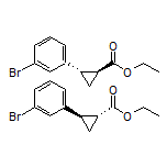 反式-2-(3-溴苯基)环丙烷甲酸乙酯