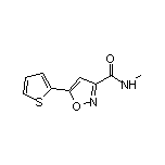N-甲基-5-(2-噻吩基)异噁唑-3-甲酰胺