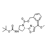 2-[(2S,4S)-1-Cbz-4-(Boc-氨基)-2-吡咯烷基]噁唑-4-甲酸甲酯