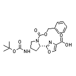 2-[(2S,4S)-1-Cbz-4-(Boc-氨基)-2-吡咯烷基]噁唑-4-甲酸
