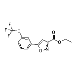 5-[3-(三氟甲氧基)苯基]异噁唑-3-甲酸乙酯