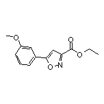 5-(3-甲氧基苯基)异噁唑-3-甲酸乙酯