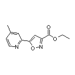 5-(4-甲基-2-吡啶基)异噁唑-3-甲酸乙酯
