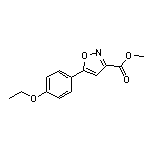 5-(4-乙氧基苯基)异噁唑-3-甲酸甲酯