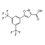 5-[3,5-双(三氟甲基)苯基]异噁唑-3-甲酸