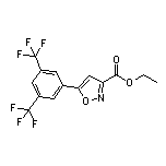 5-[3,5-双(三氟甲基)苯基]异噁唑-3-甲酸乙酯