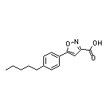 5-(4-戊基苯基)异噁唑-3-甲酸