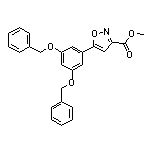5-[3,5-双(苄氧基)苯基]异噁唑-3-甲酸甲酯