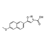 5-(6-甲氧基-2-萘基)异噁唑-3-甲酸
