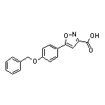 5-[4-(苄氧基)苯基]异噁唑-3-甲酸